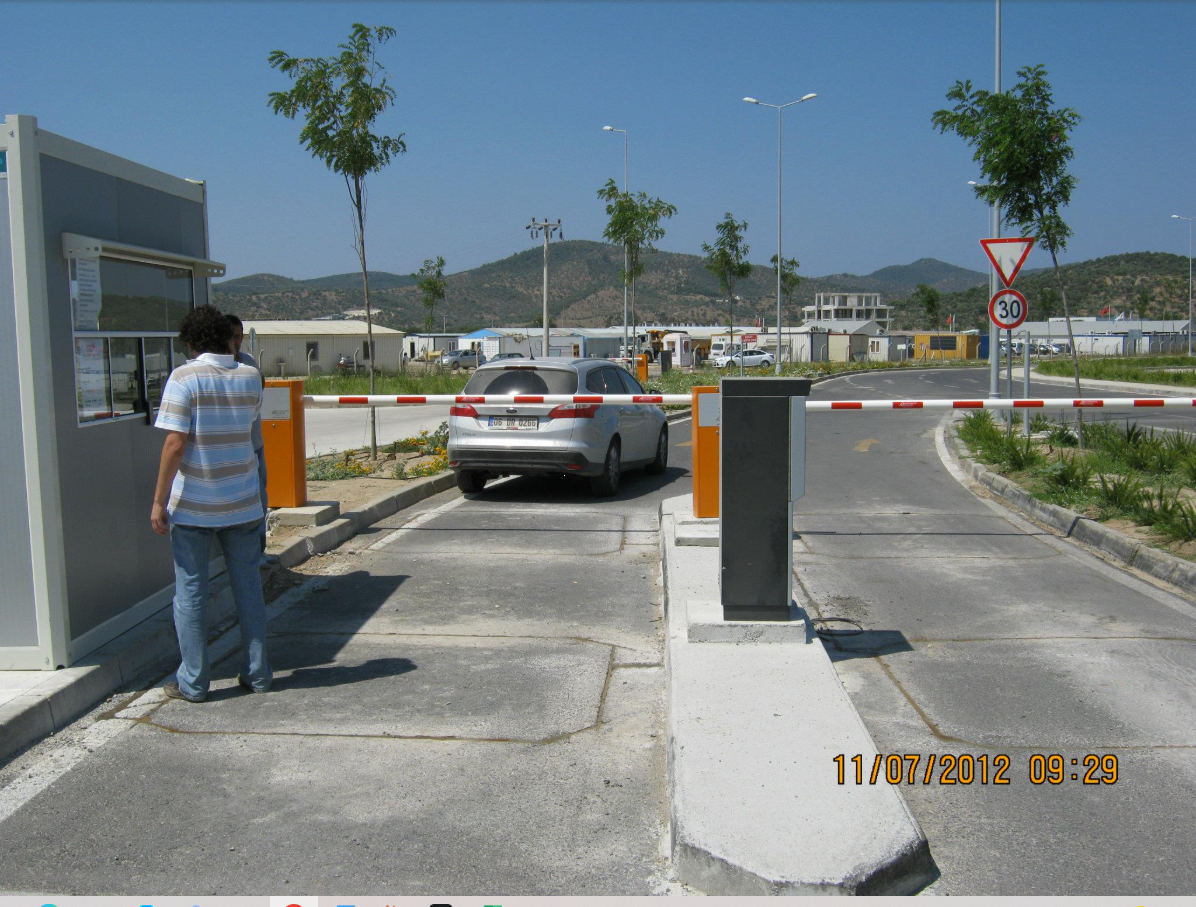 Milas Bodrum Airport Turkije slagboomsysteem internationaal project