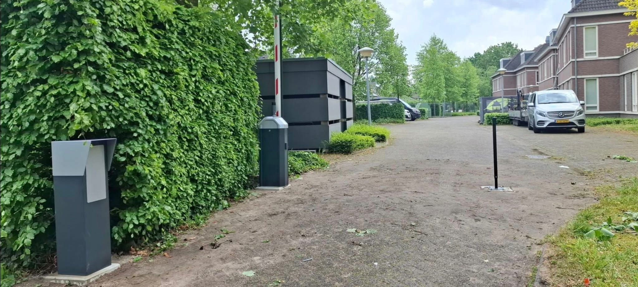 Slagboom installatie landgoed estate privé oprit
