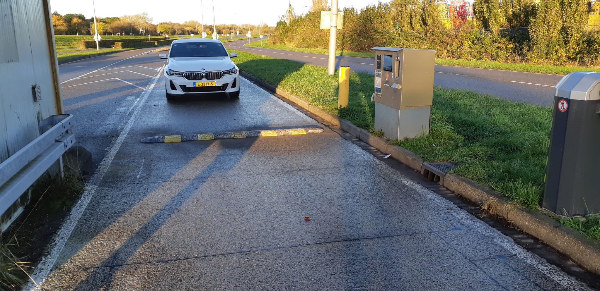 Drempels en slagbomen veerdienst Maassluis Rozenburg